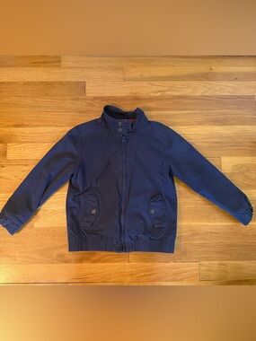 Janie and Jack Boys Navy Light Weight Bomber Jacket